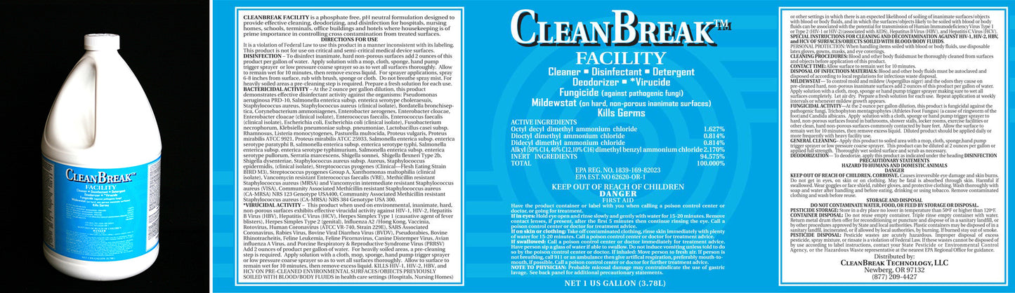 Facility Disinfectant