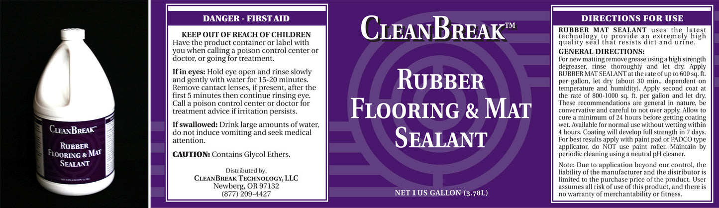 Rubber Flooring & Mat Sealant